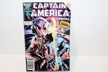 1986 Captain America Annual  #8 - Featuring Wolverine - Very Collectible