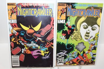 1986 Marvel - Nightcrawler - 1983 New Mutants #2 & #3 - Starriors #1