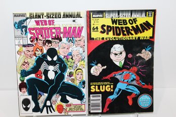 1987-1988 Web Of Spider-man Annuals # & #4