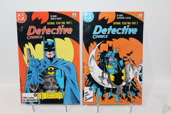 1987 Detective Comics #575 & #576 -Batman -  Very Collectible - Year Two Part 1 & 2 (Penciller Todd McFarlane)
