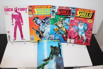 2017 Nick Fury #1 - 1989 Nick Fury Agent Of SHIELD #6, #8, #13 (third Series) - 1988 Nick Fury Vs. SHIELD #5