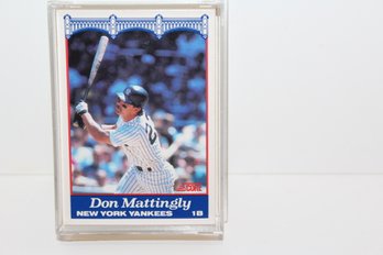 1989 Score Yankees Subset - Special Munson Card - Mattingly - Guidry