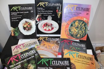 Art Culinaire - Culinary Magazine With Modern Recipes Group 1 (10) Not Shippable Due To Expense