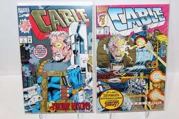 1992-1993 Cable #1 - Embossed Cover - Cable ' Blood & Metal'