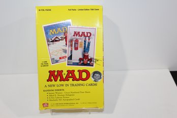 1992 MAD Trading Cards Series 1 - 95 Loose Card In Display Box - 27 Unopened Foil Packs