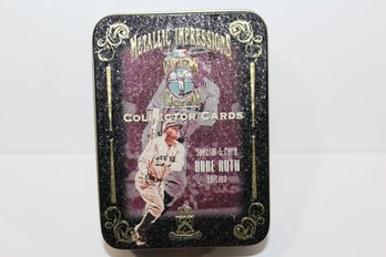 1994 Metallic Impression - Babe Ruth Collectors Cards - Metal Cards - Great Gift For The Baseball Fan!
