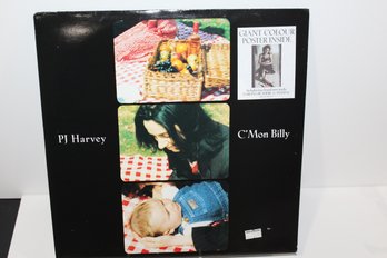 1995 PJ Harvey - C'Mon Billy - With Large Poster Of The Artist