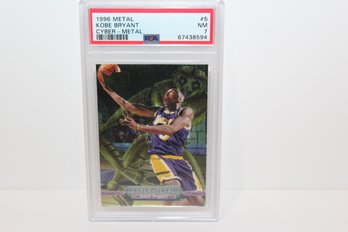 1996 Cyber- Metal PSA Graded - Kobe Bryant