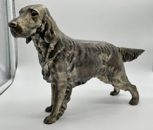 Metal English Setter - Note Repair On Tail