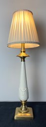 Porcelain And Brass Lenox Lamp