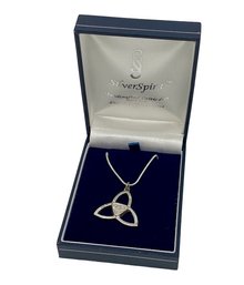 Celtic Gifts Silver Tone Knot Necklace