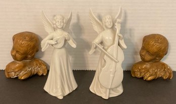 PR. Schmid Porcelain Angel Figurines & Wooden Cherub Figurines