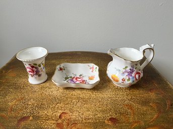 Derby Posies Porcelain 3 Piece Set