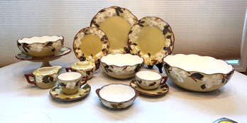 Stangl Pottery In White Dogwood Pattern - 60 Pieces