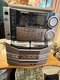 Aiwa Cassette, CD, Radio, With Remote