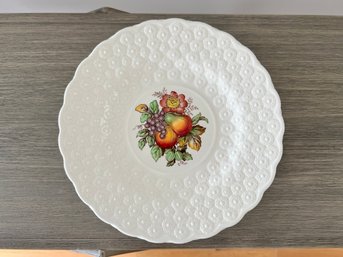 Lovely, Mid-Century Spode Copeland Luncheon Plates With Daisy Border (set Of 12)