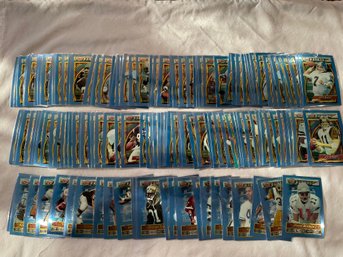 1994 Topps Finest Football Card Lot.   141 Card Lot.  All Gem Mint Cards.  Many Rookies.  Everything In Pics.