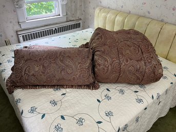 Westone Home Collection King Size Paisley Comforter Set