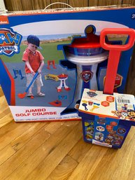 PAW PATROL GOLF  COURSE &  SAND SET- NEW