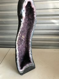 Amethyst Crystal Geode, 49 LB 8 OZ, 30 Inches Tall