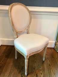 Beautiful Accent Chair With Distressed Finish