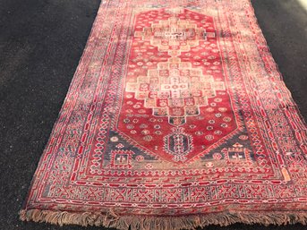 Sumak Hand Made  Rug, 4 Feet 7 Inch By 7 Feet 7 Inch