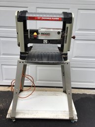 RIGID 13' Thickness Planer And Stand