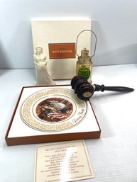 Avon Decanters And Collectable Plate