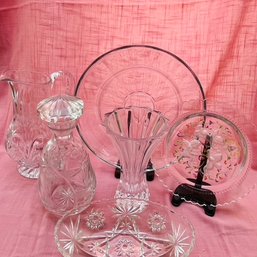 Crystal And Pressed Glass Assortment