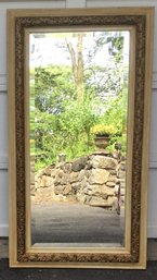 Antique, Vintage Hanging, Wall Standing Beveled Rectangular Mirror