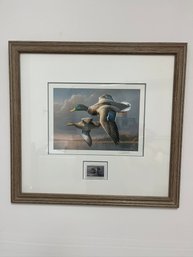 Limited Edition Signed Print Migratory Bird Hunting & Conservation Stamp Mallards