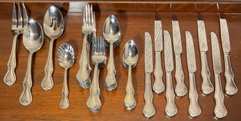 Waterford Stainless Heavy Flatware Set.