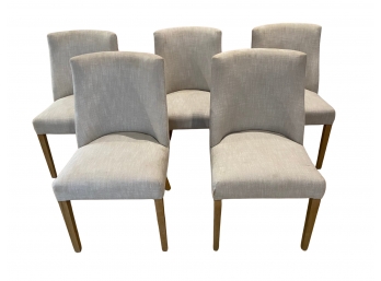 Restoration Hardware Parsons Dining Chairs, Set Of 5