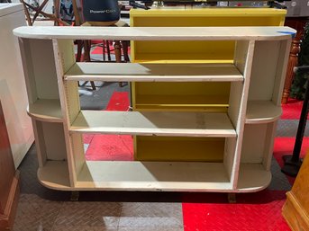 Vintage Cream Rounded Edges Bookcase