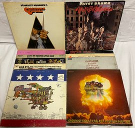 Assortment Of Rock Vinyl Records Including Jefferson Airplane