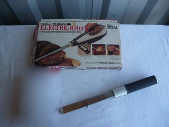 Kitchen MISC - Electric Knife And Brookstone Tongs