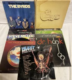 Lot Of Rock Vinyl Albums Including Steve Miller And Dr. Hook