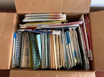 Box Packed Full Of Vintage Photography Film Strips