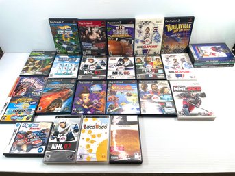 Sony Playstation 2 Games - PSP , Nintendo DS And Sports DVD Hockey And Soccer