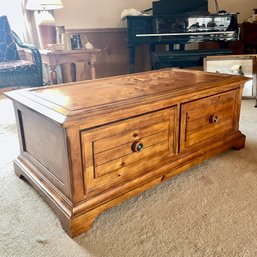 Large Two Drawer Coffee Table