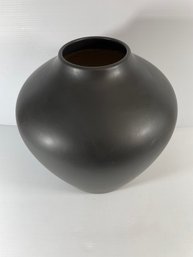 West Elm Matte Black Vase