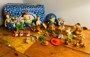 Large Lot Of TOY STORY Figures And More