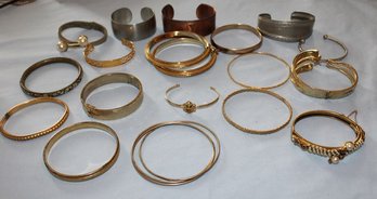 Costume Jewelry: Pewter, Copper, Gold Plated & Brass