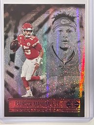 2021 Panini Illusions Patrick Mahomes II Purple Parallel Shimmer Card #24