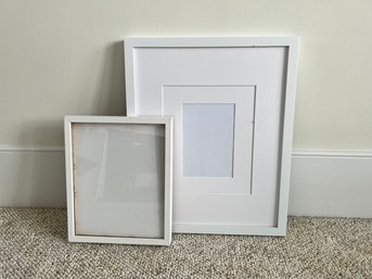 Two White Frames