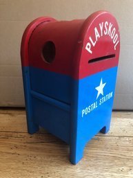 Vintage Playskool POSTAL STATION Mailbox All Wood