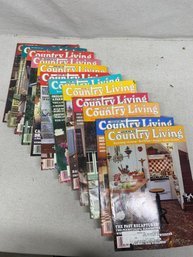 Country Living Magazines - Year 1990 Jan-Dec