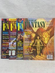 Realms Of Fantasy Magazines - October 1994, June 1996, August 1996, And October 1996