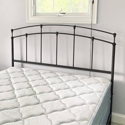 Metal Queen Bed Frame-Soft Nickle