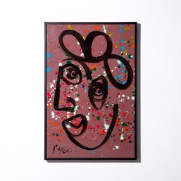 Peter Keil 'Pink So Good' Oil Painting